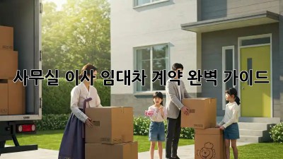사무실 이사? 임대차 계약 완벽 가이드!